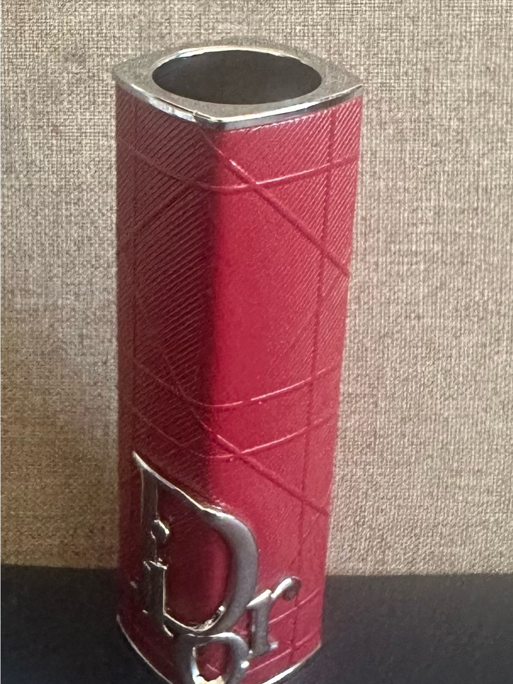 Dior Addict Refillable Couture Lipstick Case-Limited Edition Brick Cannage